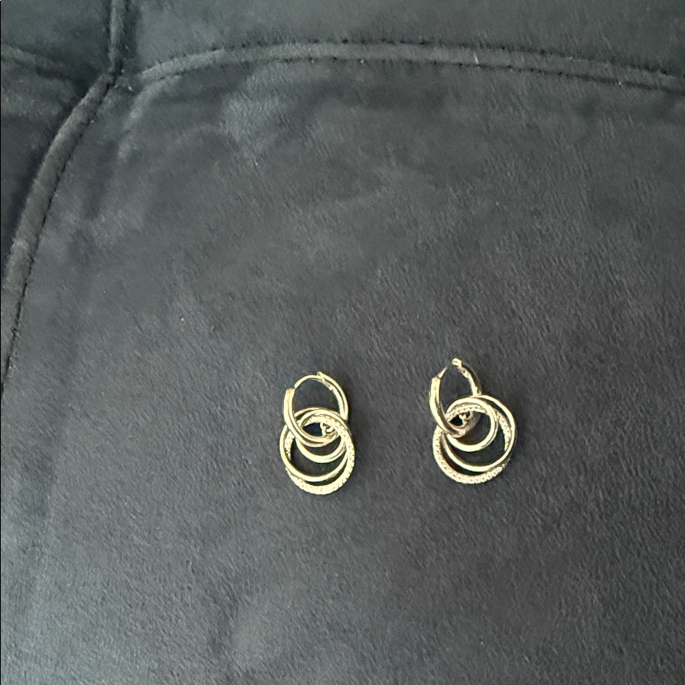 Elegant Silver Hoop Earrings